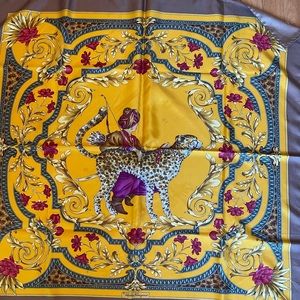 Salvatore Ferragamo Sultan and leopard scarf